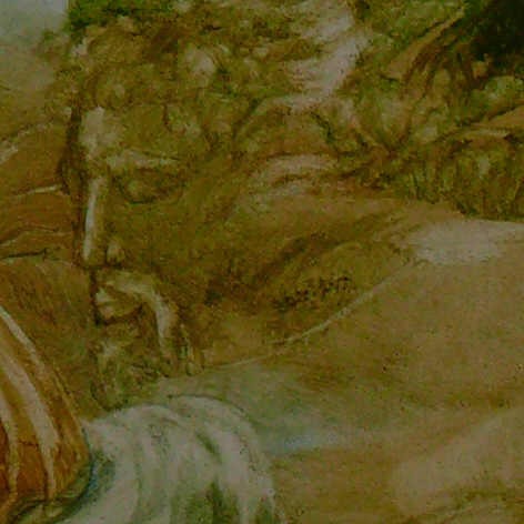 Kunstdruck Detailausschnitt